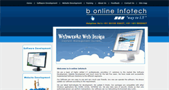 Desktop Screenshot of bonlineinfotech.com