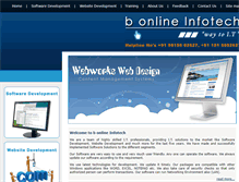 Tablet Screenshot of bonlineinfotech.com